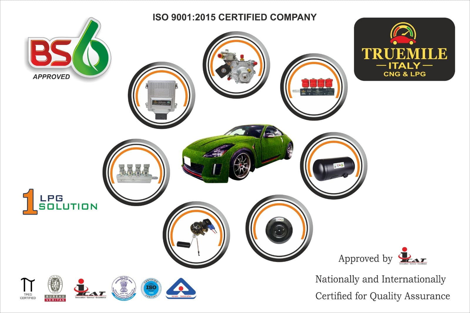 Truemile LPG Product Range — BS6 Approved