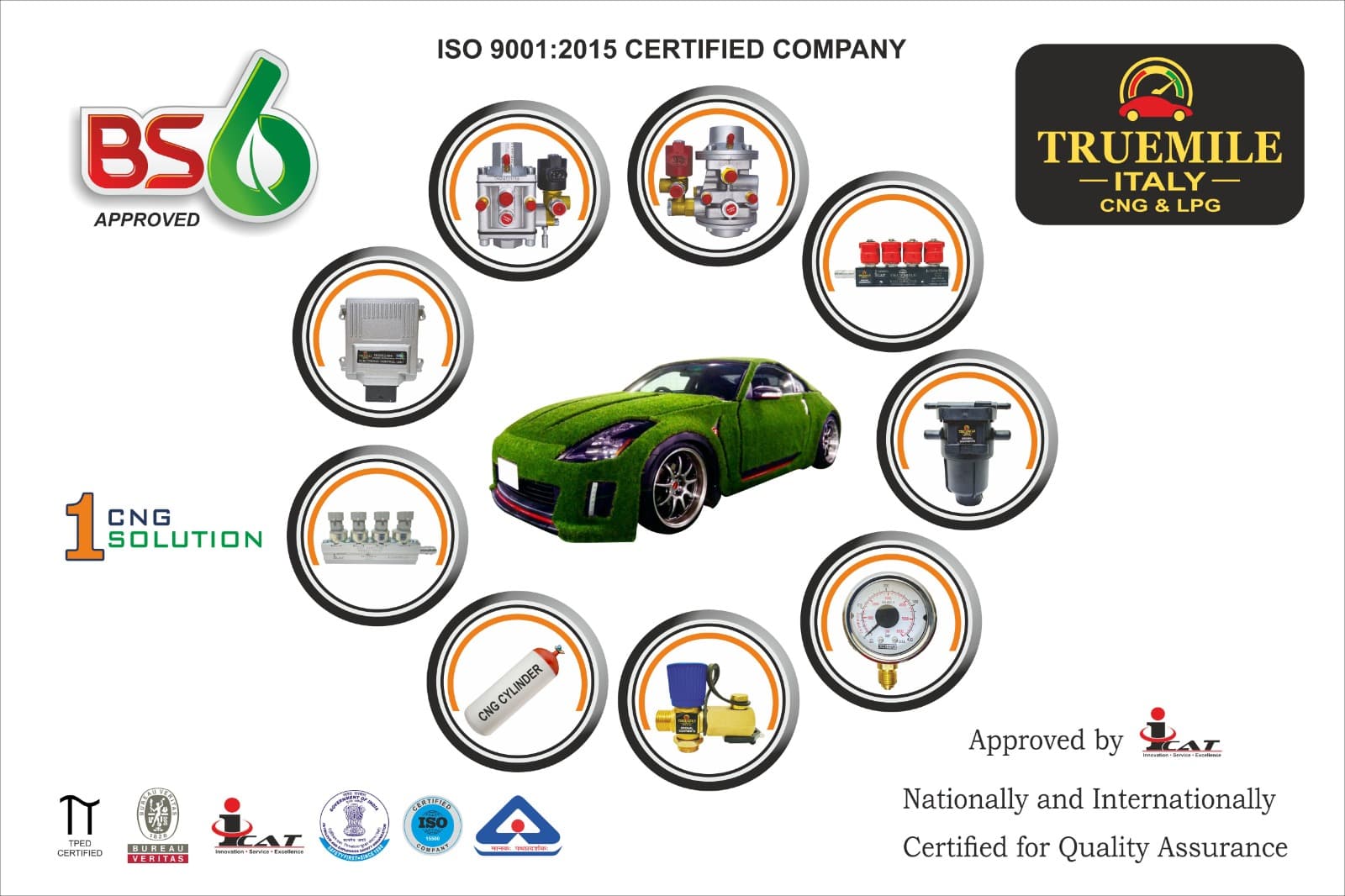 Truemile CNG Product Range — BS6 Approved